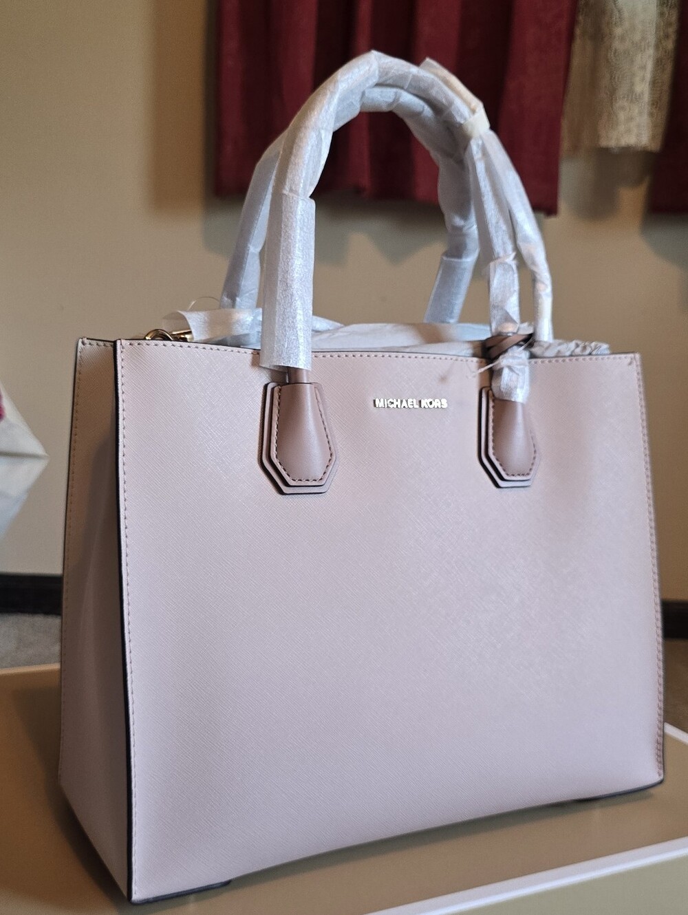 Michael Kors Blush Saffiano Leather large tote